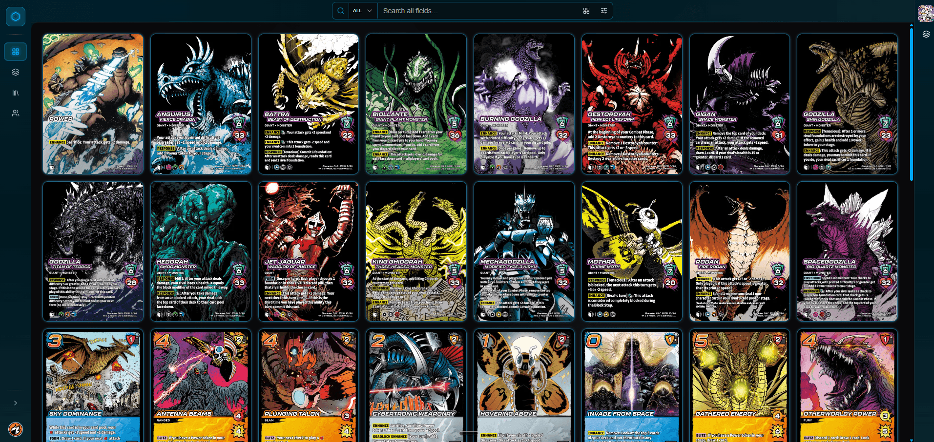 UVSDECKS.GG deck builder screenshot